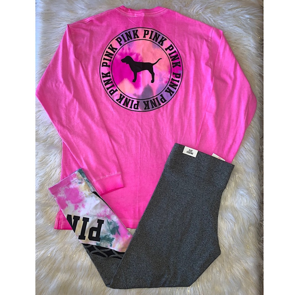 VS PINK TIE DYE set